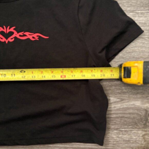 WOMENS CROP BLACK TOP SIZE 4X NEBER WORN - Picture 3 of 3